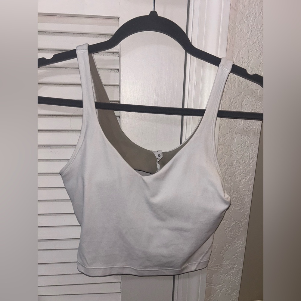 White Lululemon Align Tank